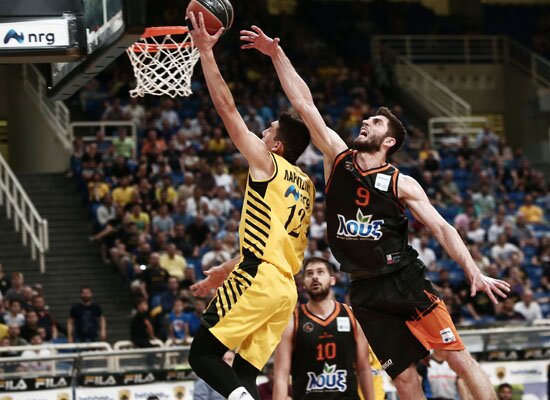 ΛΑΡΕΝΤΖΑΚΗΣ ΤΣΑΙΡΕΛΗΣ <br>ΑΕΚ - ΠΡΟΜΗΘΕΑΣ ΠΑΤΡΑΣ<br><br>AEK - PROMITHEAS PATRAS <br>(ΠΛΕΙ ΟΦ BASKET LEAGUE 2018-2019)