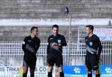 Ο Γκάμαρης διαιτητής στο ΑΟ Τρίκαλα-Καραϊσκάκης