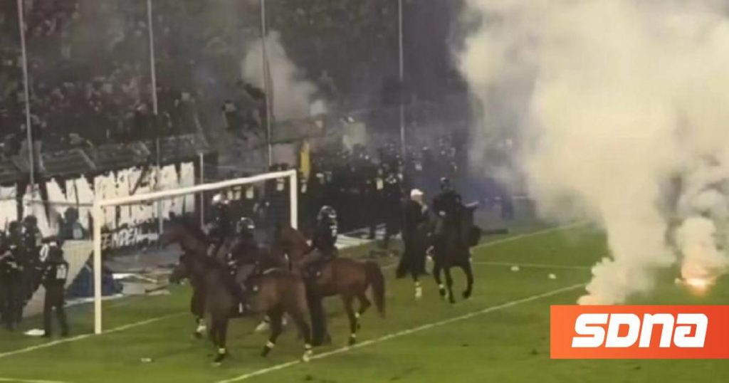 Οπαδική εισβολή και χάος στο ντέρμπι Μανχάιμ-Καϊζερσλάουτερν για το Κύπελλο Γερμανίας (βίντεο)
