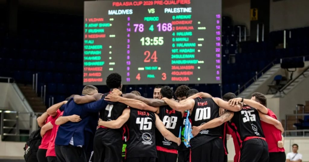 Ρεκόρ Pαλαιστίνης στην FIBA: Εντυπωσιακή νίκη 168-78 επί των Μαλδιβών
