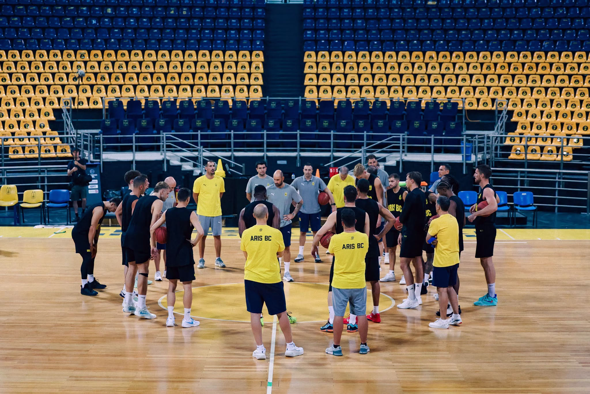 Σπανούλης: Πρώτη προπόνηση με Άρη στο «Nick Galis Hall» (βίντεο + φωτογραφίες)