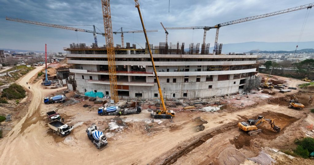 Παναθηναϊκός: Πρόοδος στις εργασίες για γήπεδο και εγκαταστάσεις Ερασιτέχνη στο νέο στάδιο
